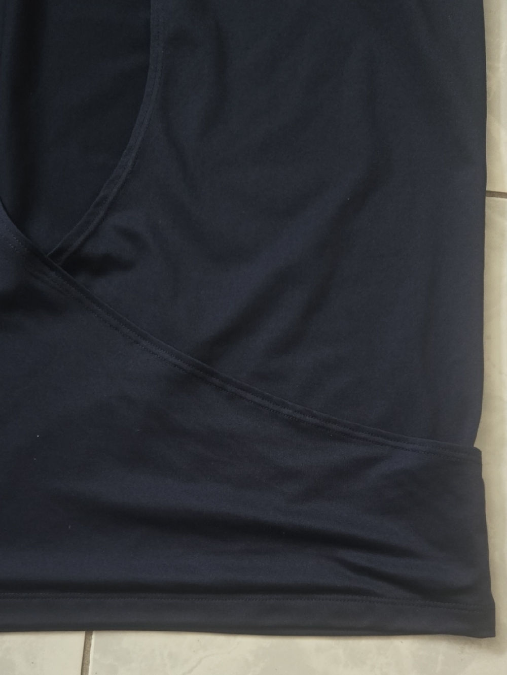 Fabletics Navy Blue Openback Tank Top - Picture 9 of 14